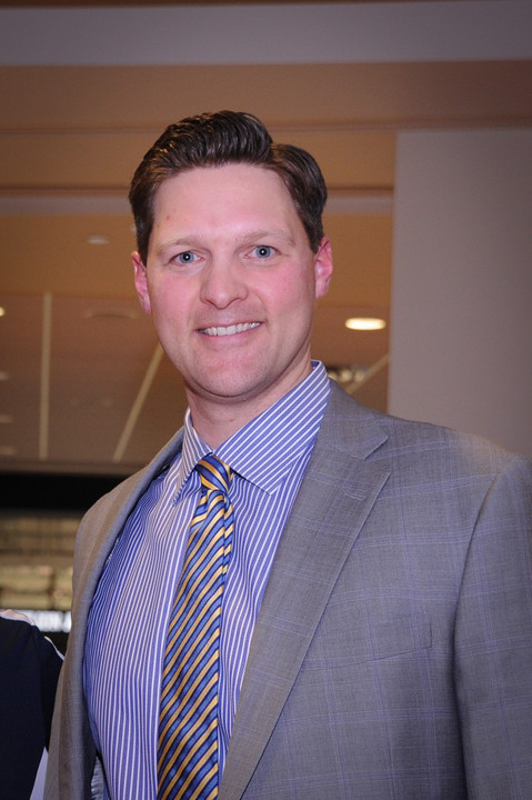 Former Irish legend Aaron Heilman returned to campus last week for Notre Dame baseball's annual meet the team dinner.
