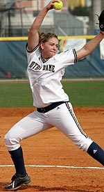 Sophomore Brittney Bargar was one of two Irish players named to the BIG EAST Weekly Honor Roll this week