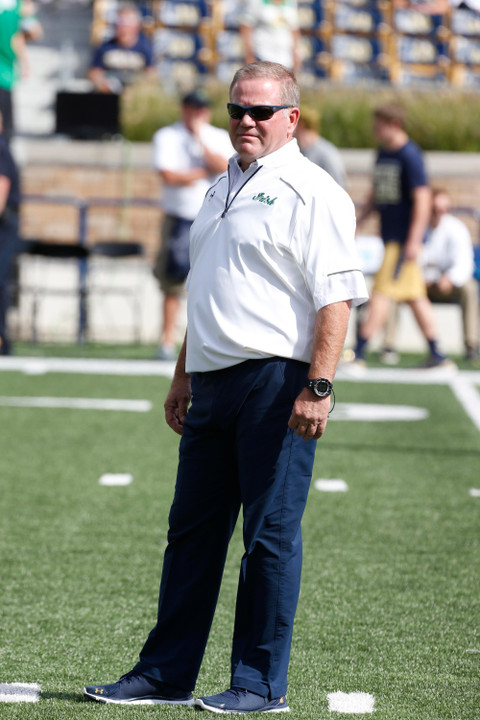 Head coach Brian Kelly