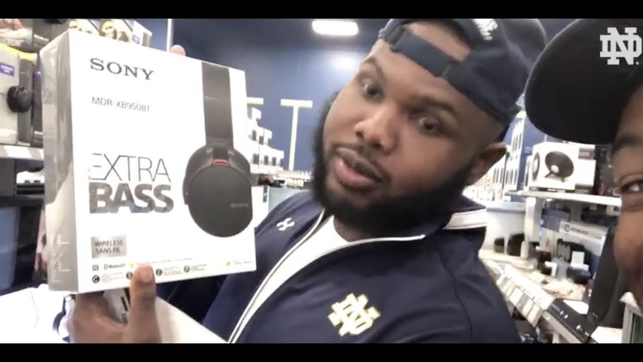 @NDFootball visits Best Buy | Citrus Bowl (2017)