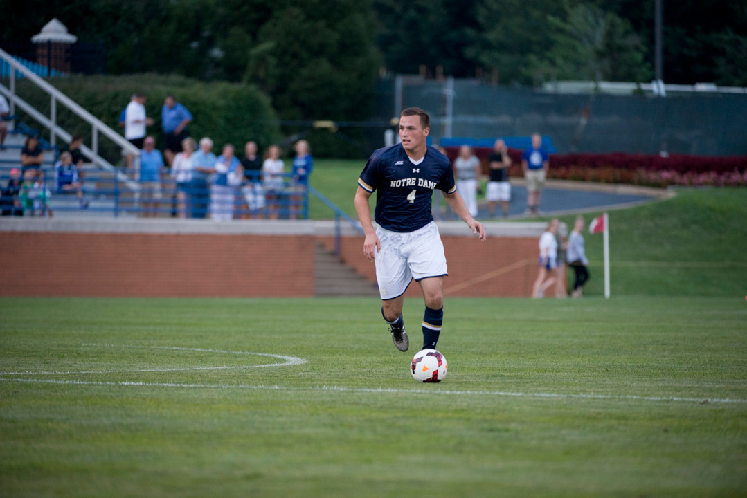 Sophomore defender Matt Habrowski scored his first career goal to help spark #1 Notre Dame past Virginia Tech, 3-1 in ACC play on Saturday night at Alumni Stadium.