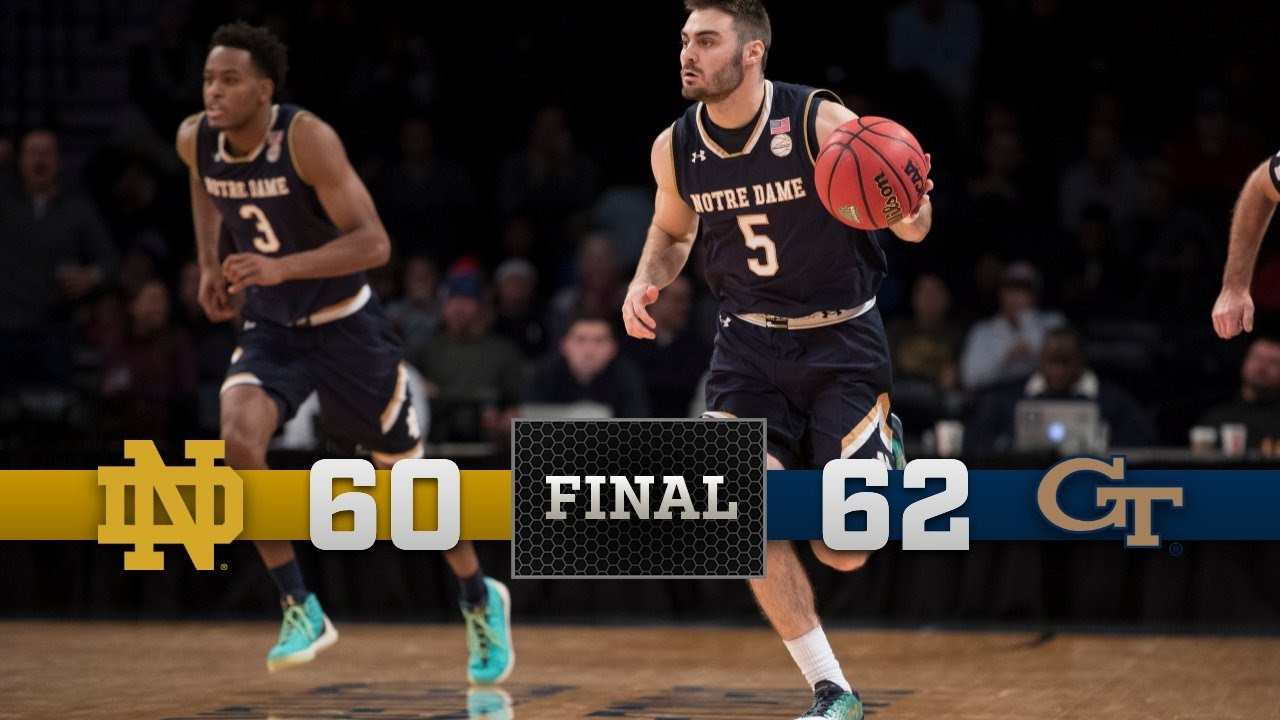 Top Moments - Notre Dame Men's Basketball vs. Georgia Tech