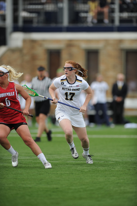 Graduate student Barbara Sullivan was a finalist for the Tewaaraton Trophy in 2015.