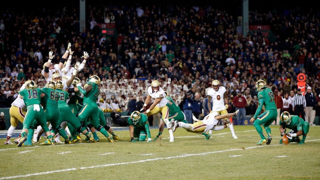 Notre Dame 19, Boston College 16