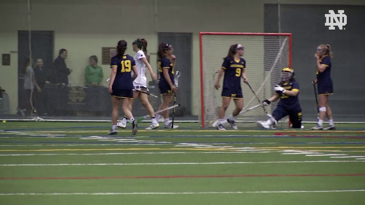 Highlights | @NDWomensLax vs. Michigan (2018)