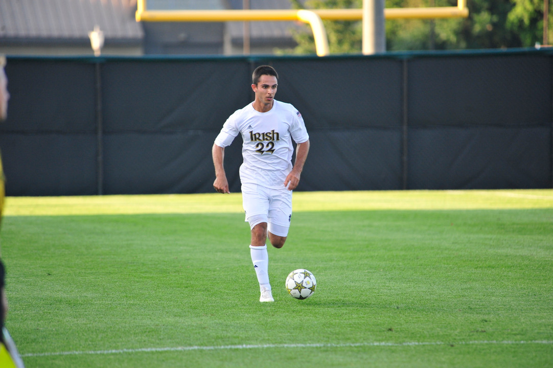 Right back Luke Mishu and the rest of the Irish defense were stringy during the exhibition season.
