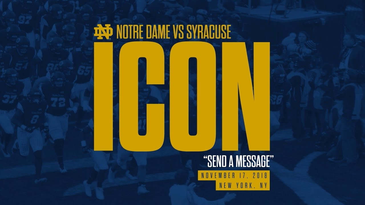 @NDFootball | ICON - Syracuse (2018)