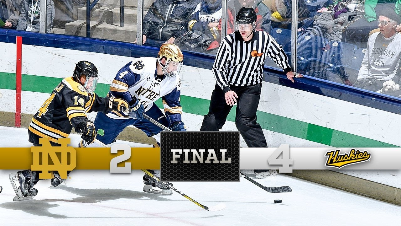 Notre Dame Hockey Highlights vs. Michigan Tech