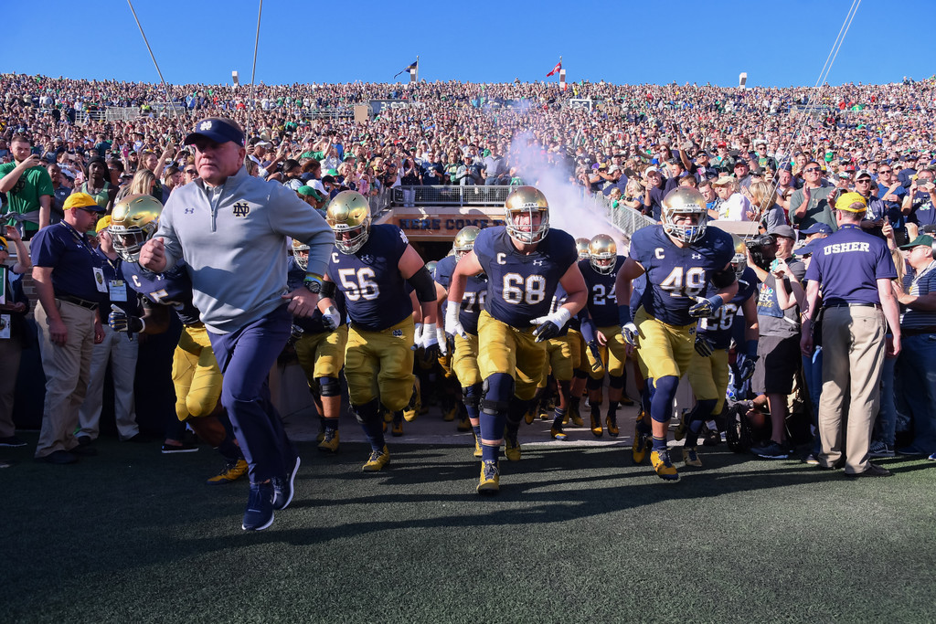 No. 22 Notre Dame def. Miami (Ohio), 52-17