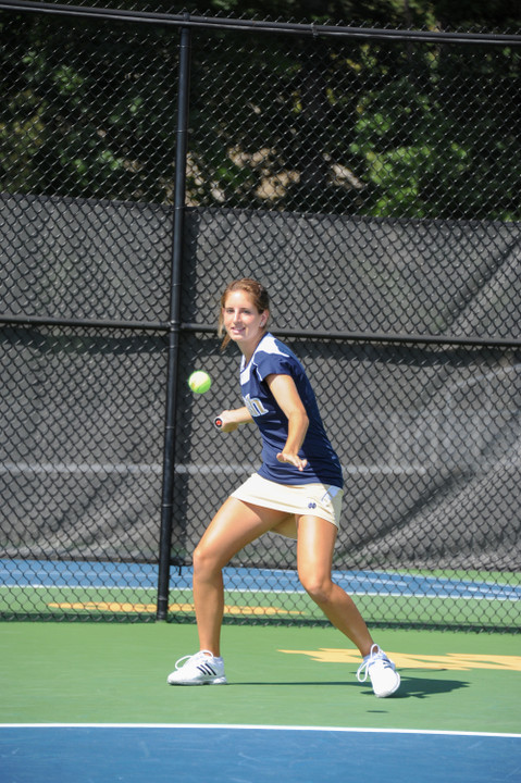 Jennifer Kellner won in straight sets at No. 2 singles against No. 24 Purdue Friday night.