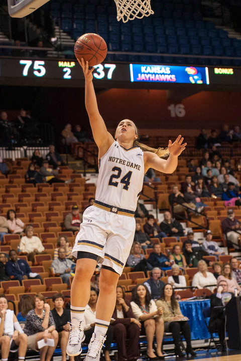 Junior guard Hannah Huffman played a key role off the bench in Friday's win over Stanford, coming up with four points, five rebounds, three assists, a block and a steal in 20 minutes.