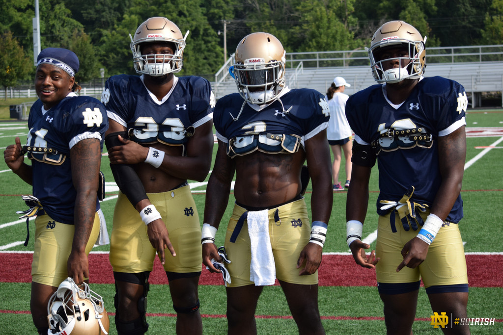 2017 Notre Dame Football Fall Camp - Practice Three