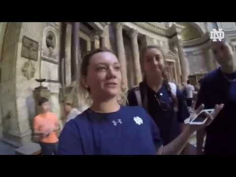 #NDWBBAbroad | Day 1 | Pantheon Tours