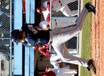 Senior Sean Gaston went 3-for-3 with two runs scored and a RBI double.