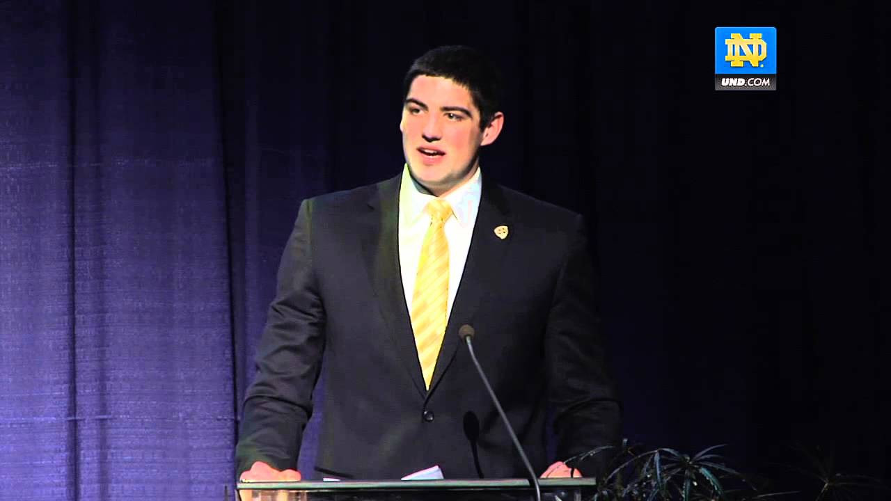 Mike Broghammer Senior Speech - Evening With Notre Dame Basketball