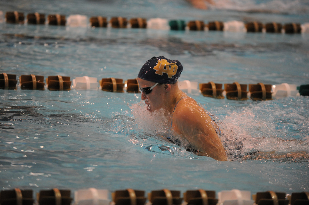 Freshman Emma Reaney earned her first Honorable Mention All-America scroll on Thursday night.
