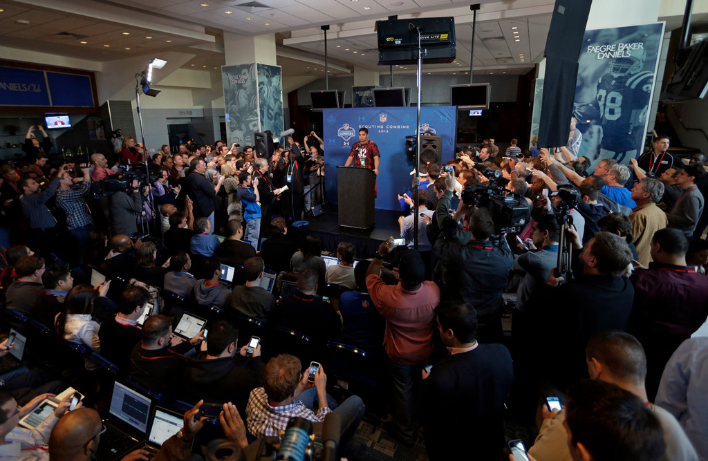 Irish at the NFL Combine (AP)