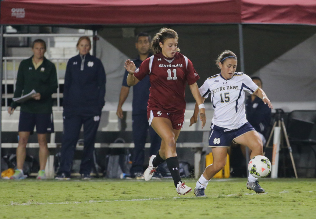Senior forward Karin Simonian logged her first point of 2014 with the assist on the game-winning goal Thursday against #2/3 Virginia Tech
