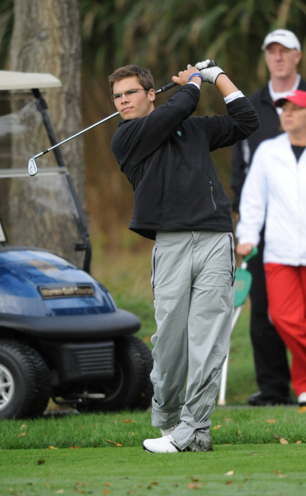 Max Scodro turned in Notre Dame's best third round score.