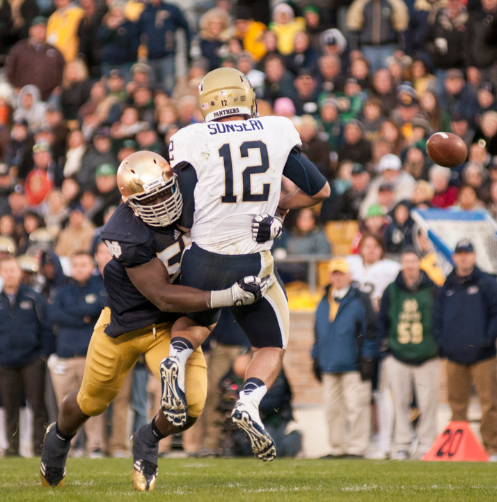 Senior OLB Prince Shembo.