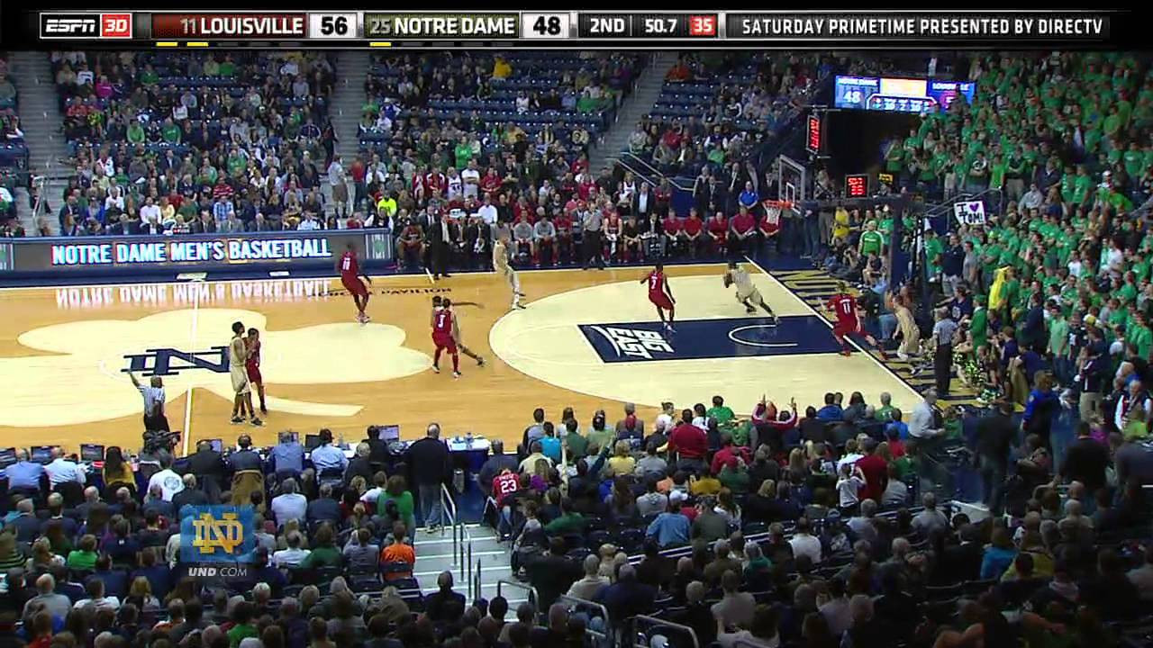 Irish Outlast Louisville In 5 OT - Notre Dame Men's Basketball