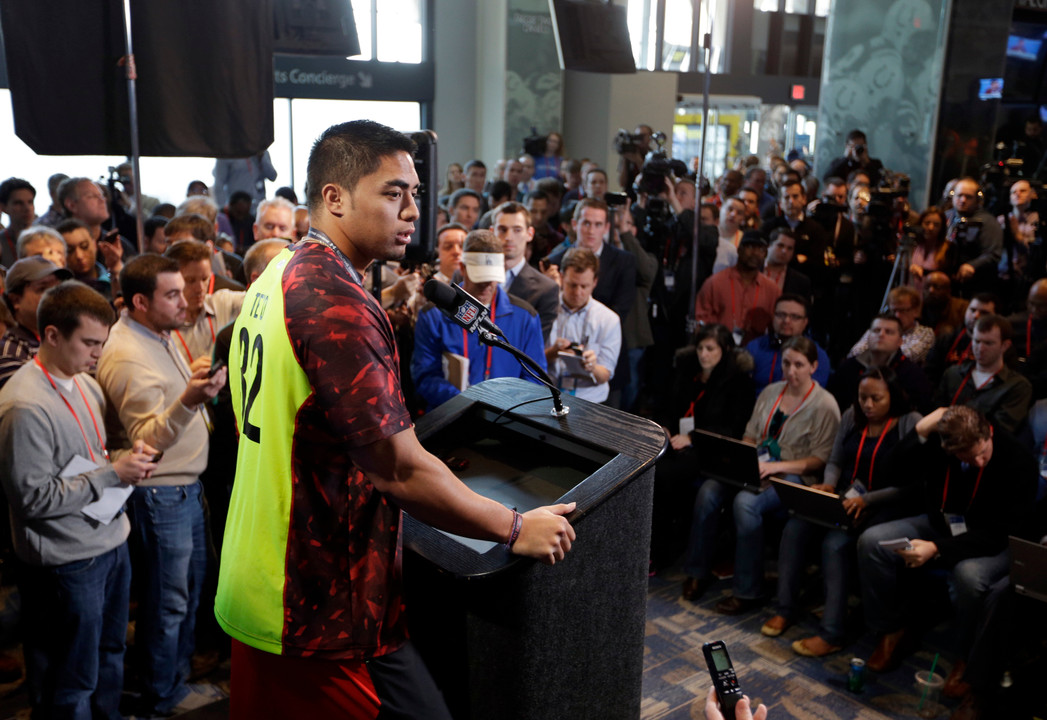 Irish at the NFL Combine (AP)