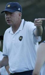 Jay Louderback pointed Notre Dame to new heights in the 1990s and beyond, with his team becoming the first (and still only) northern-based women's tennis program ever to reach the NCAA semifinal round (in both 2009 and '10).