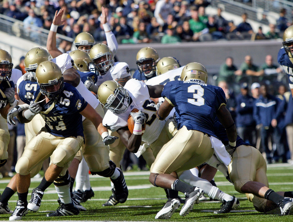 Irish Fall to the Midshipmen, 35-17 (AP)