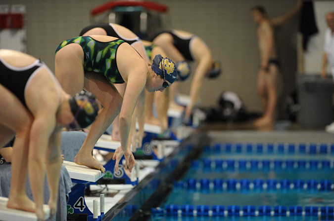 Saturday's meet at Northwestern with the Wildcats and Michigan will be scored as a double-dual meet.