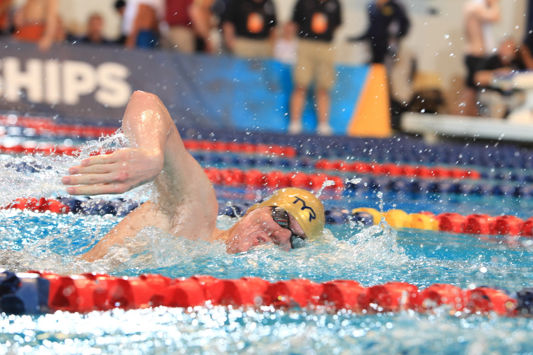 As a sophomore, Frank Dyer became the first Notre Dame men's swimmer to earn All-America honors when he placed fourth at the NCAA Championships in the 200-yard freestyle.