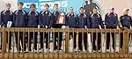 The Notre Dame men's cross country team finished third at the NCAA cross-country championships in 2005.  The women's team finished seventh giving the Irish two top 10 finishes in the same year for the first time in their history. (Photo by Joe Garza)