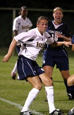 Kerri Hanks had opened her Notre Dame career by earning BIG EAST player-of-the-week honors.