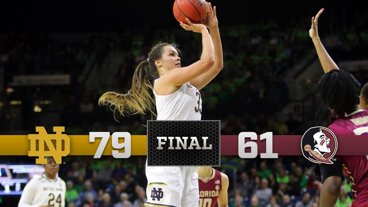 Top Moments - Notre Dame Women's Basketball vs. Florida State