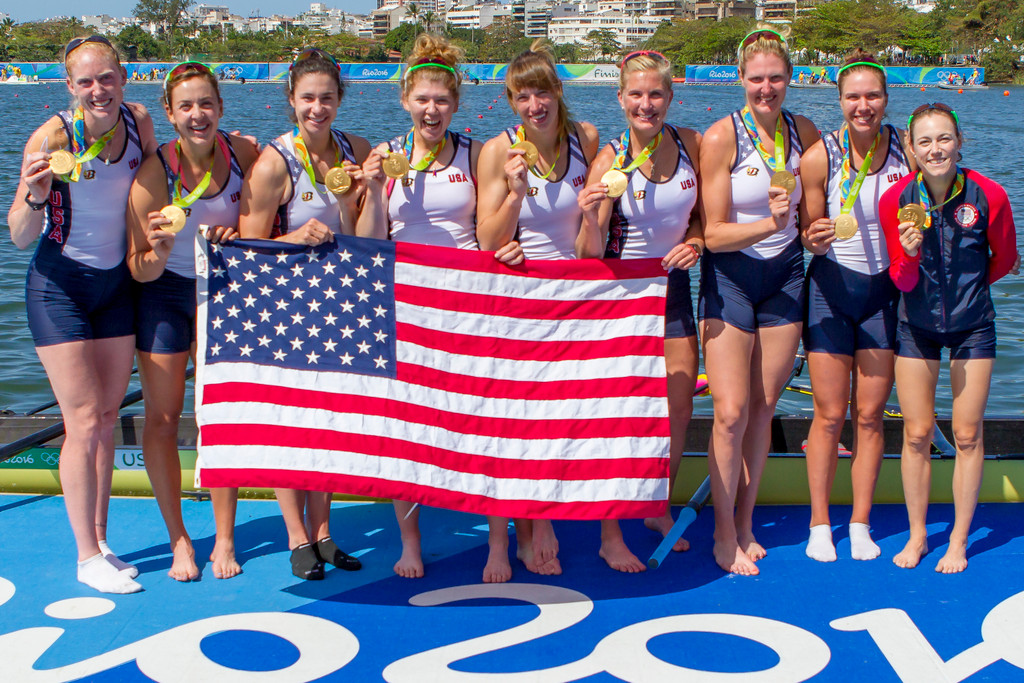 Polk Wins Gold Medal With U.S. Women's Eight