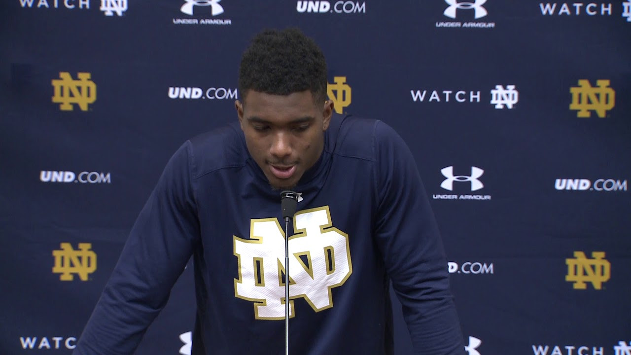 @NDFootball Brandon Wimbush Press Conference - Stanford (2017)