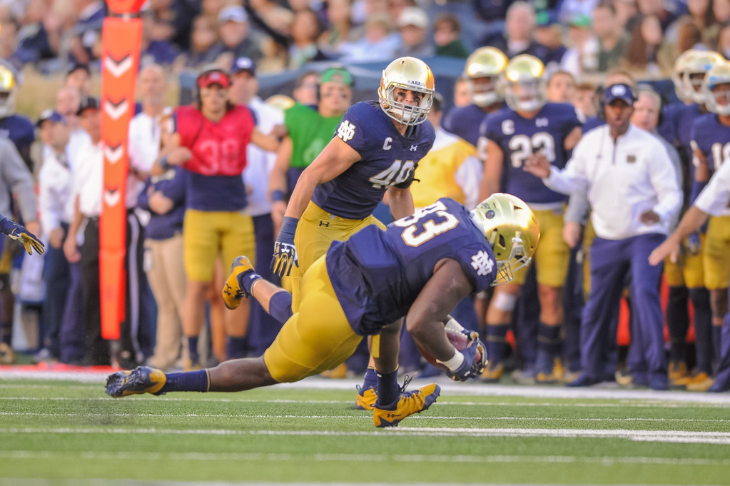 No. 22 Notre Dame def. Miami (Ohio), 52-17