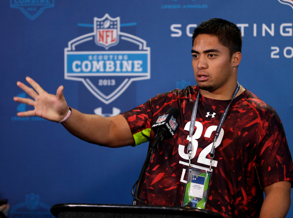 Irish at the NFL Combine (AP)