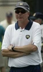Head coach Jay Louderback is in his 22nd season at Notre Dame, having led the Fighting Irish to unprecedented heights, including back-to-back NCAA semifinals appearances in 2009 and 2010.