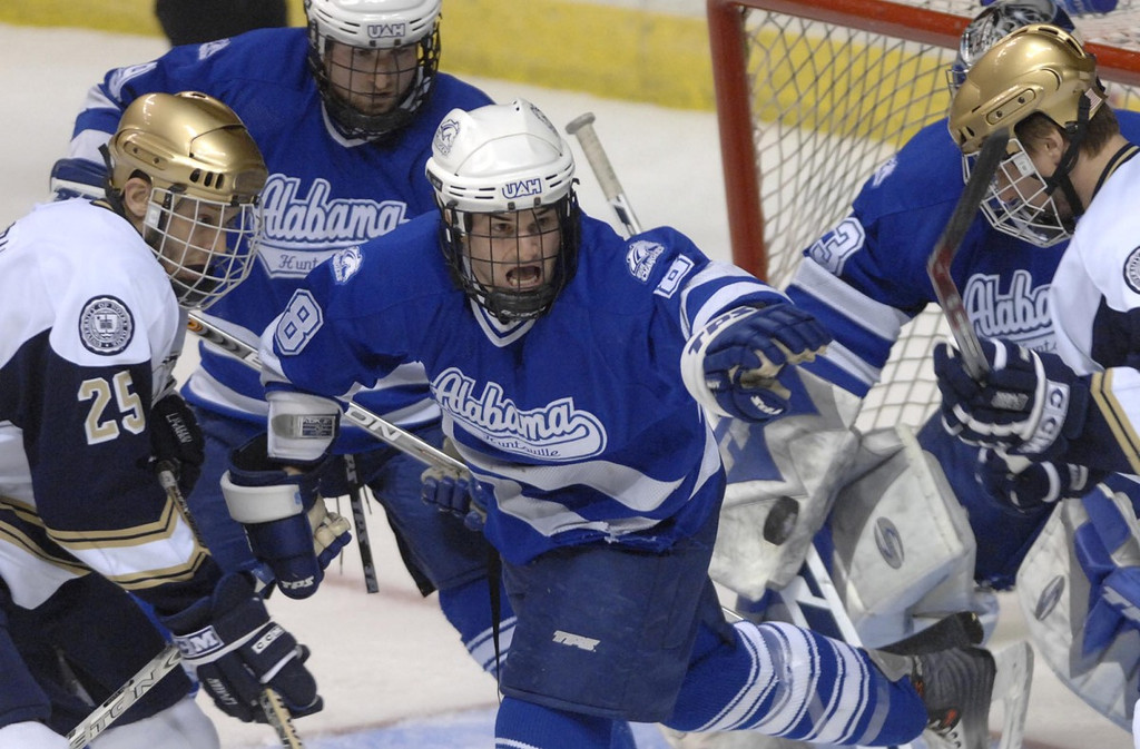 NCAA First Round - Notre Dame 3, Alabama-Huntsville 2 (2 OT)
