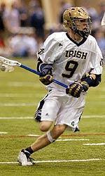 Junior midfielder Matt Ryan -- who hails from the Philadelphia area -- and the Irish will play at Villanova on Monday, March 28.