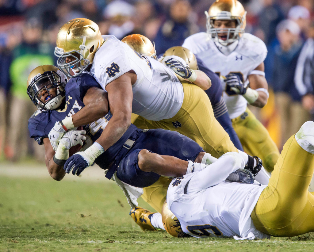 No. 6 Football vs. Navy (USATSI)