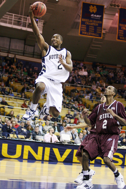 Tory Jackson and Notre Dame square off with St. John's on Tuesday.