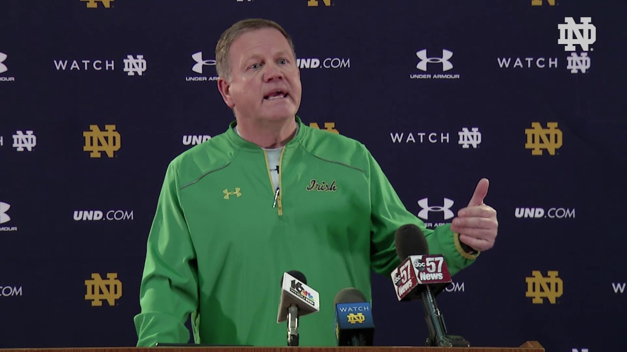 Brian Kelly Press Conference - April 7, 2017