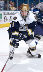 Ryan Thang recorded his third goal in as many games, but it wasn't enough as the Irish fell to fifth-ranked Denver, 3-1, on Friday night.