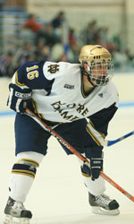 Dan Kissel scored his second goal of the season and it proved to be the game winner in Notre Dame's 1-0 win at Ferris State.