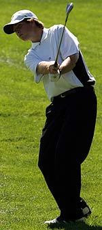 Senior Greg Rodgers is tied for fifth after 36 holes at the Gopher Invitational.  Rodgers shot 69-74 for a one-under par 143 in his first two rounds for 2007-08.