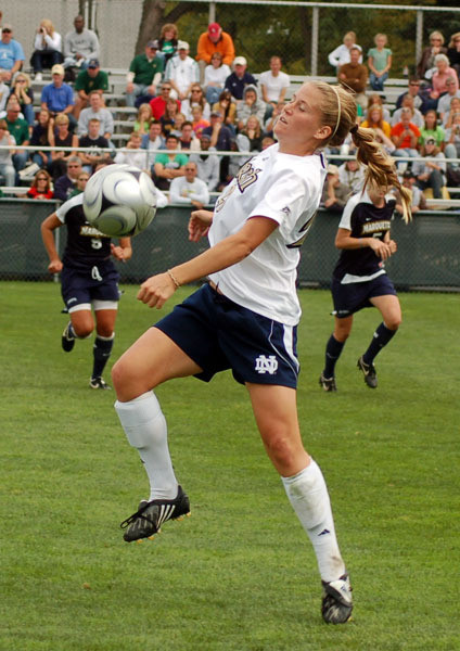 Senior defender Elise Weber joined her classmate Brittany Bock in being named a first-team Academic All-District selection on Thursday.