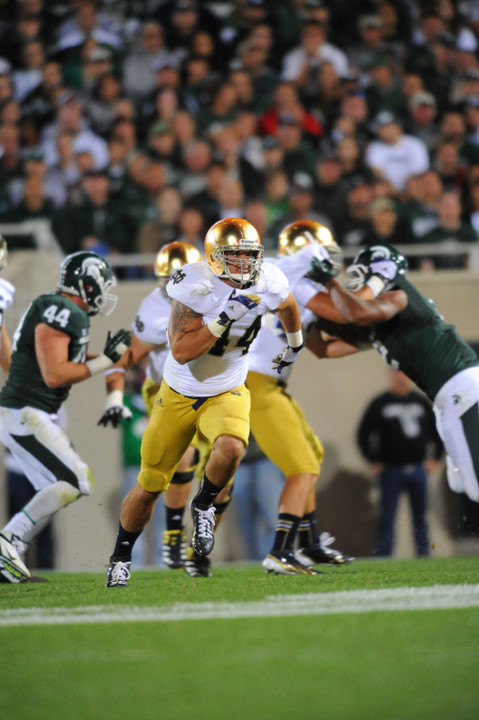Notre Dame Linebacker Carlo Calabrese