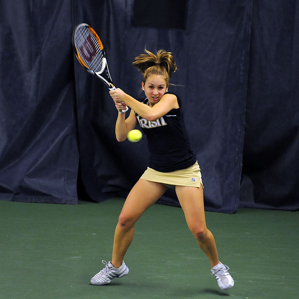 Junior Cosmina Ciobanu will carry a 13-match win streak into Thursday's contest with Indiana.