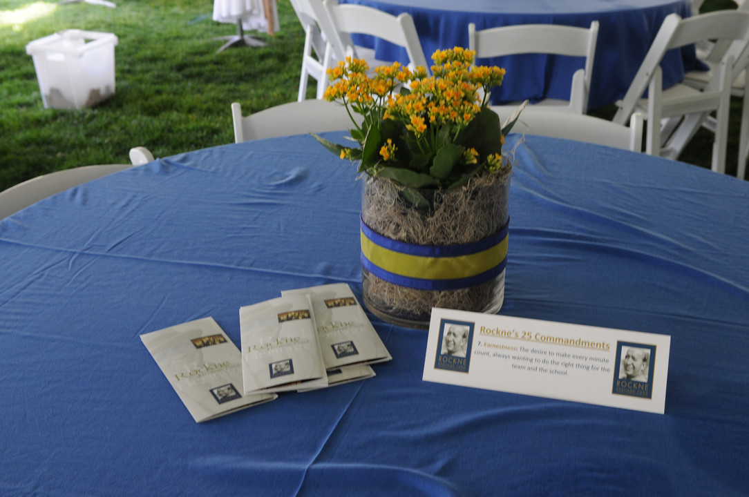 2012 Blue/Gold Rockne Tailgate